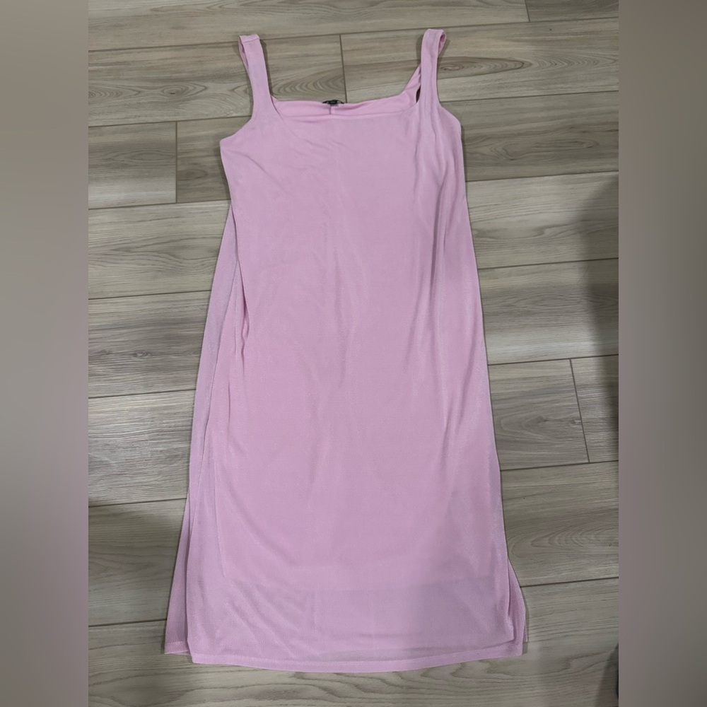 Wild Fable Light Pink Midi Dress